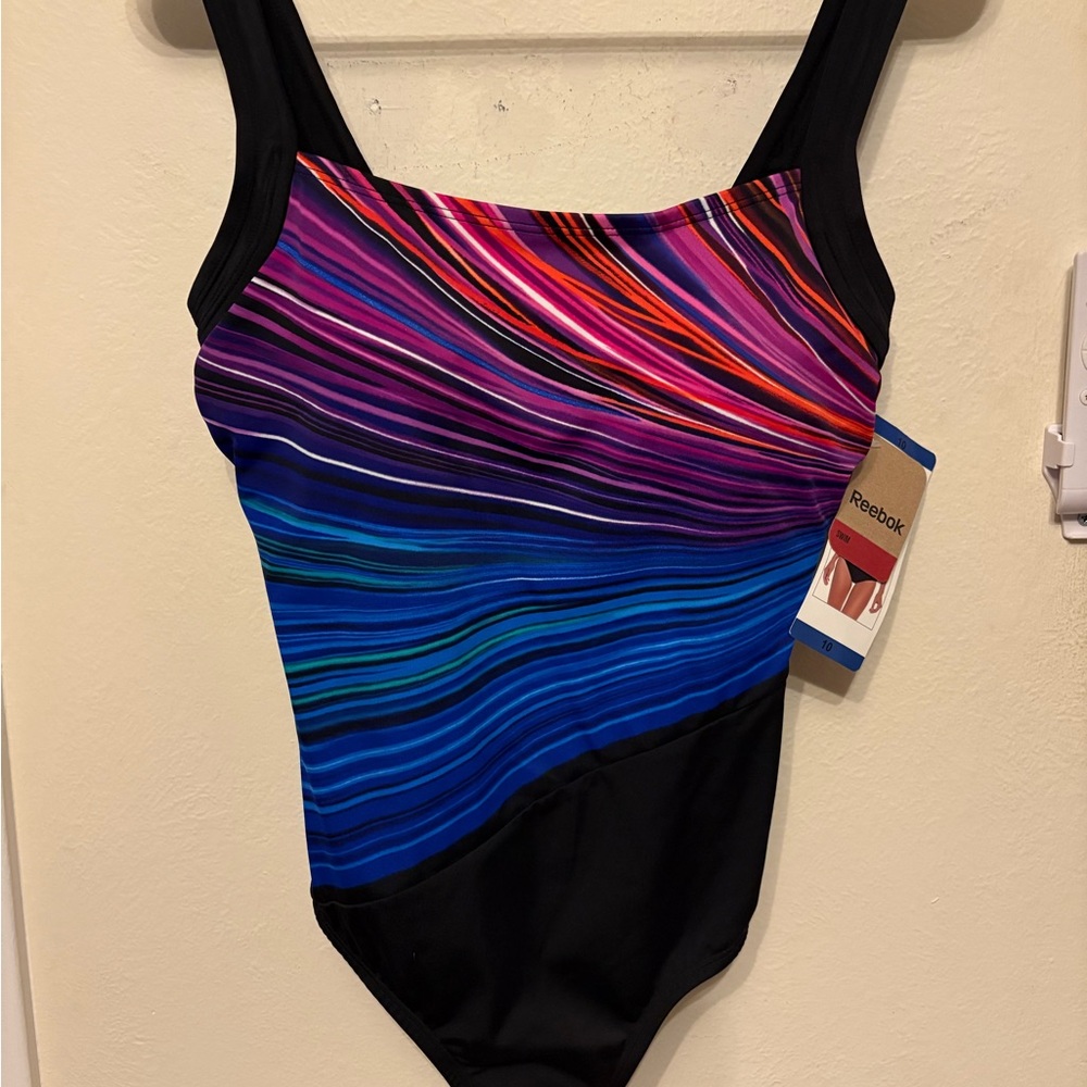 Reebok Radiant Energy One Piece Swimsuit NWT